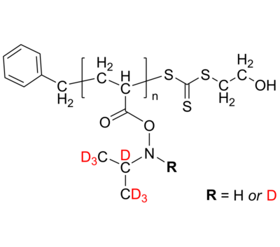 d7PNIPAM-OH 氘化聚(N-异丙基丙烯酰胺-d7), ω-羟基 Deuterated Poly(N-isopropyl acrylamide-d7), ω-hydroxy-terminated