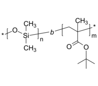 PDMS-PtBuMA 聚二甲基硅氧烷-聚甲基丙烯酸叔丁酯 二嵌段共聚物 Poly(dimethylsiloxane)-b-poly(tert-butyl methacrylate)